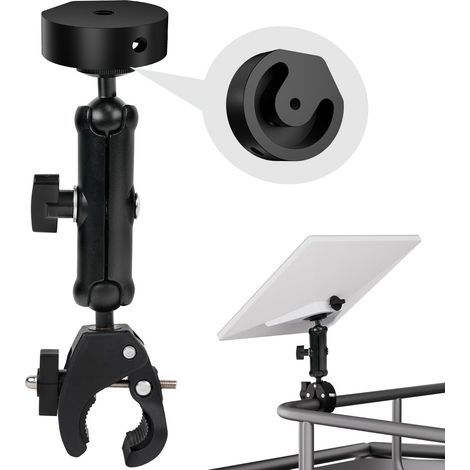 Car roof rack, stainless steel clamp for Starlink Mini, mini car clamp mount (1/5)