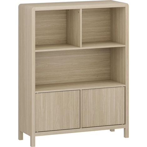 Cassettiera pratico mobile contenitore per ingresso soggiorno camera da letto 103 x 80 x 28 cm effetto rovere 030009298