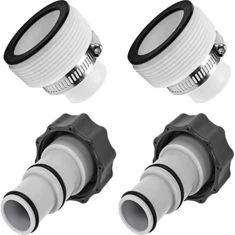 2 Adaptateurs Tuyau Piscine – Pour Intex, Adaptateur Pompe (1/5)