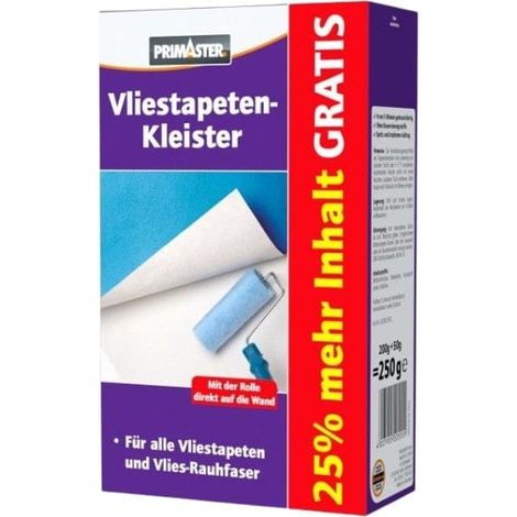 Primaster Kleister Vliestapete Tapeten Vinyltapeten Textiltapeten Gewebtapeten