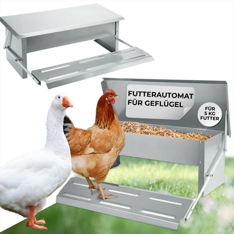 Futterautomat Strend Pro, für Geflügel, automatisch, Trittfutterautomat, max. 5 kg (1/5)