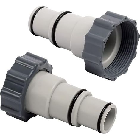 Adaptateur De Tuyau De Piscine, 2PCS Adaptateur Piscine A, Intex Adaptateur A, avec Filetage Intérieur à Visser, Diamètre 32/38 MM (1/5)