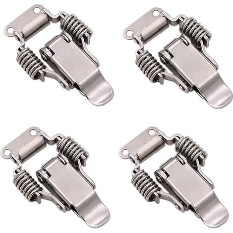 Stainless Steel Clamp Latch Lever Lock Box Latch Quick Release Hand Tool Metal Door for Box Drawer Cabinet