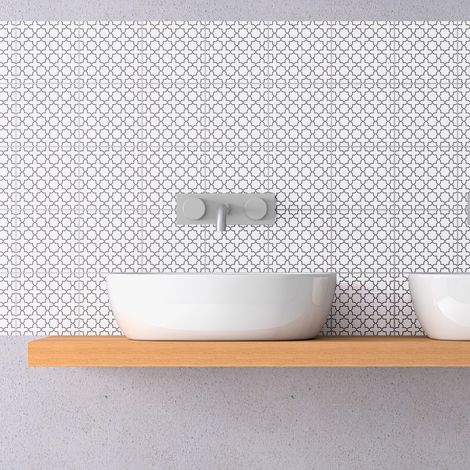 Sticker Mural Carrelage adhésif Cuisine Salle de Bain - 30 STICKERS CARRELAGES ORIENTAL ALEXANDRIE - 30stickers10x10cm (1/5)