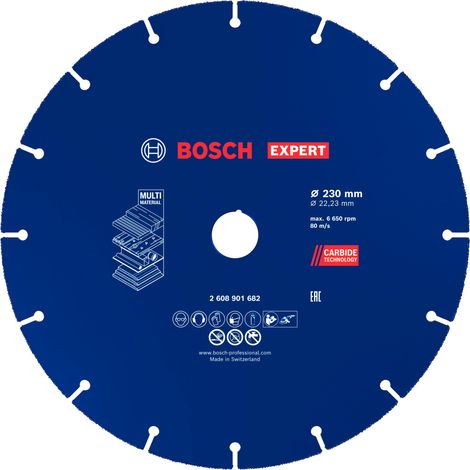 Bosch EXPERT Carbide Multi Wheel Trennscheibe, 230 mm, 22,23 mm - 2608901682 (1/10)