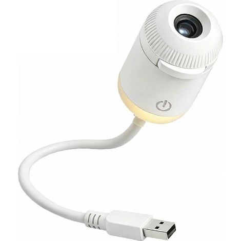 Projecteur Enchantibook veilleuse galaxie 2-en-1 projecteur ciel étoilé USB pour chambre mini projecteur LED plafond et mur (1/5)