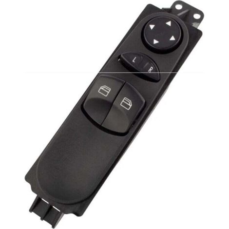 Interrupteur Lève Vitre Vito W639, Bouton Commande Principal Fenêtre pour Viano Bus Mixto Box 6395450913 côté conducteur (1/4)