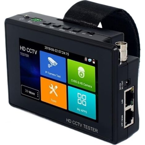 Testeur de vidéosurveillance prenant en charge la caméra IP Testeur De Vidéosurveillance 5.4 Pouces, Caméra IP, Moniteur 4K, CCTV VGA IPC POE AHD CVI TVI SDI, Test De Câbles, Caméra Cftv(IPC-1800CADH (1/5)