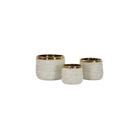 Ensemble de 3 cachets hauts lima, dimensions : ø 23 x 17,5-18,5 x 15-15x12,5 (1/5)