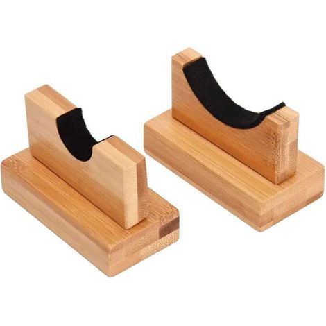 Soporte de madera para bates de béisbol, soporte de exhibición para bates de béisbol, soporte horizontal para bates de béisbol (1/4)