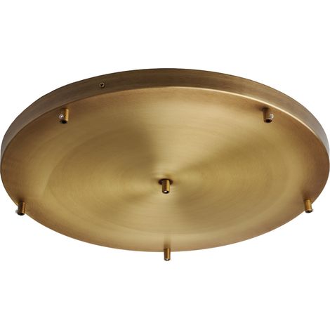 Rosone Multicavo 6 Luci In Ferro Bronzato Diametro 50 Cm (1/2)