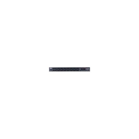 Aten PE8208G unidad de distribución de energía (PDU) 1U Negro 8 salidas AC