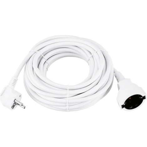 Verlängerung H05VV-F SK 10m weiß