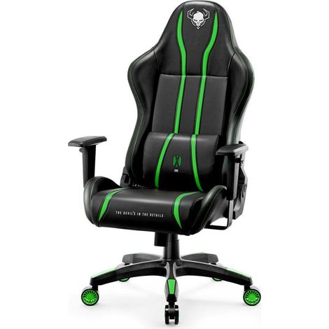 Silla gaming DIABLO X-ONE 2.0 normal negro-sillón verde (1/3)