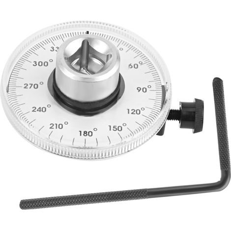 Kit de mesure d'angle rotatif à cliquet pour clé dynamométrique à entraînement 1/2 pouce (1/5)