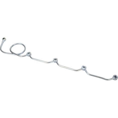 Tuyau de retour d'huile d'injecteur de remplacement en acier inoxydable pour moteur 4BD1 (1/5)