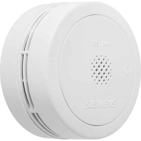 Siemens – Détecteur de fumée 5TC12927 NF – Alarme 85 dB – Autonomie 10 ans – Installation rapide pour espaces confinés