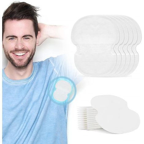 Patch Anti-Transpiration - Pour Aisselles - 100 Pièces - Microfibre Coton - Taille Élargie Unisexe - Usage Jetable