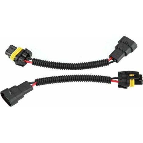 Adaptateur de connecteur de faisceau de câbles d'extension de feu antibrouillard 9005/9006 (lot de 2) (1/3)