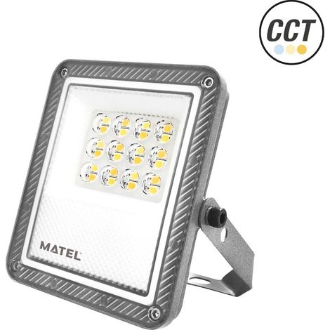 PROYECTOR LED PLANO GRIS  10W.3CCT (1/2)