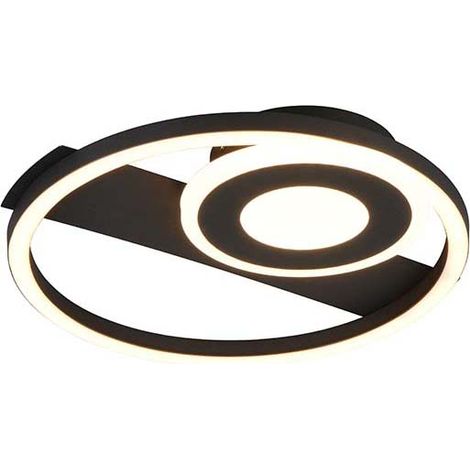 Plafonnier LED REALITY HORUS, R63671132, 22W, 2500lm, 3000K, noir (1/5)