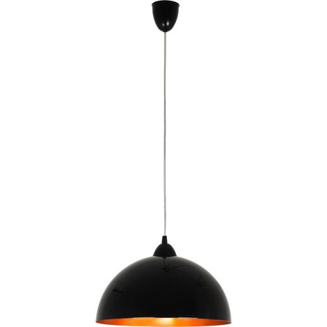 Moderne Hängelampe in schwarz-gold