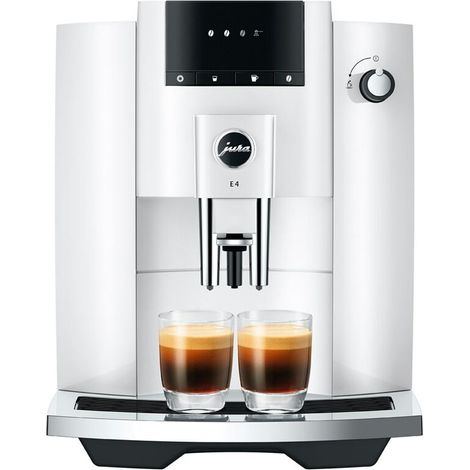 Jura E4 máquina de café automática Piano White elegante (1/5)