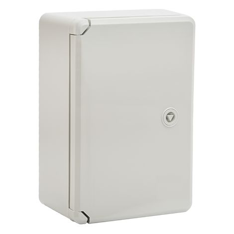 IDE – Coffret électrique nu 600x400x200mm – Étanche IP65 – Porte pleine réversible avec 2 serrures – Plaque de montage en acier galvanisé