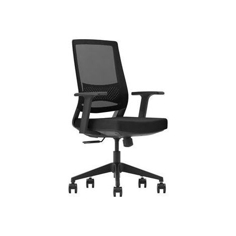 Sillas marca Cromad modelo Cromad Gama Senior SE2000 Silla de Oficina - Piston de Gas de Grado 4 - Soporte Lumbar - Respaldo de Malla - Reposabrazos Fijos