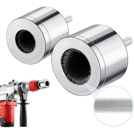 Lot de 2 nettoyeurs de tuyaux en cuivre, outils de plomberie de 15 mm + 22 mm, nettoyeur de tuyaux en cuivre pour perceuse, outil d'ébavurage pour perceuse électrique, nettoyage (1/5)