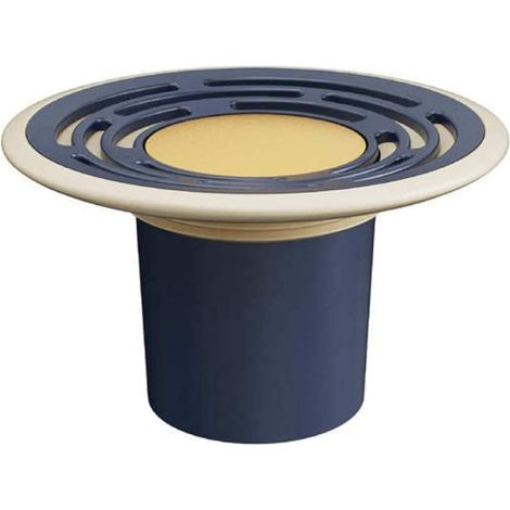 Bouchon de bonde de douche/salon de salle de bain avec déodorant intégré, bleu (1/5)