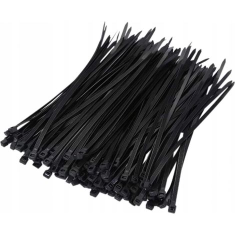 Bridas para cables de 200x3,5 mm, color negro, 100 unidades (1/4)