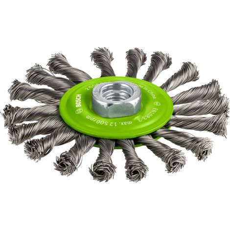 Bosch PRO Stainless Steel heavy Scheibenbürste, 115 x 0,5 mm, Gewinde