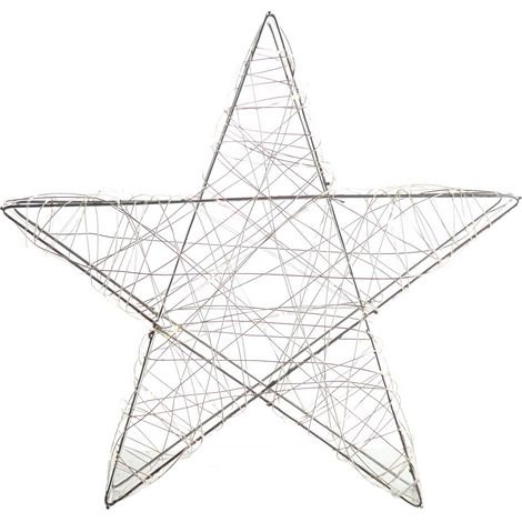 LED 3D-Weihnachtsstern Champagner 28,5 cm mit 25 Lichter und 6 Stunden Timer (1/2)