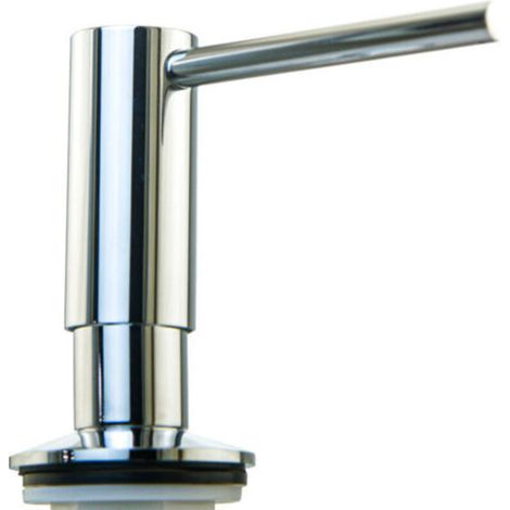 Soap Dispenser with 360° Swivel Spout - Top-Refillable Liquid Soap Dispenser for Kitchen Sink - 500 ML Chrome-Plated Stainless Steel Liquid Soap Dispenser (1/5)