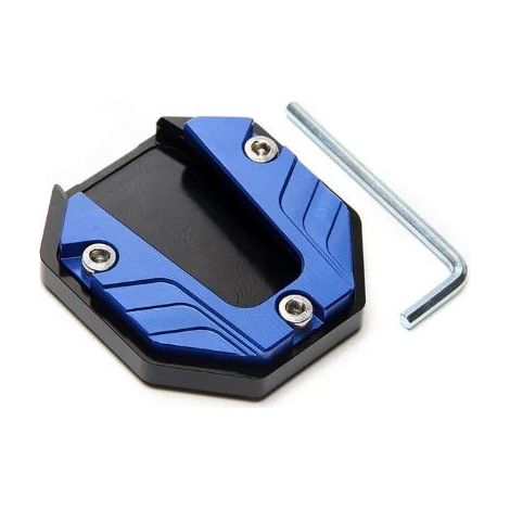 (Bleu)Trépied latéral universel pour moto, extenseur de tarte, plaque d'almohadilla de tarte, support de pierre modifié maxpower (1/4)