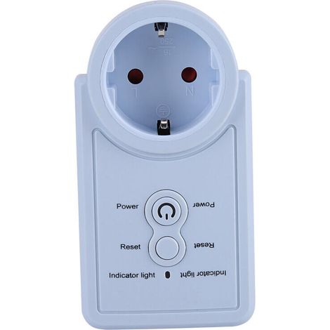 Prise de Courant Intelligente Gsm, Prise Simpal Gsm Steckdose Sensorkabel avec Capteur de Température Sms Command Control (Version russe standard européenne)
