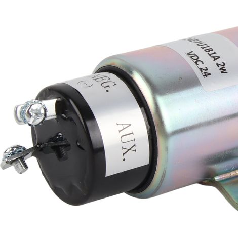 1751-24E7U1B1A Électrovanne d'arrêt moteur 24V, électrovanne d'arrêt de carburant, pièces d'excavatrice. (1/5)