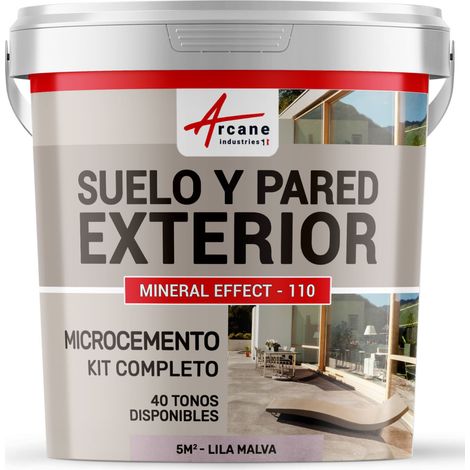 Microcemento para exteriores: suelos, muros, terrazas, balcones, escaleras