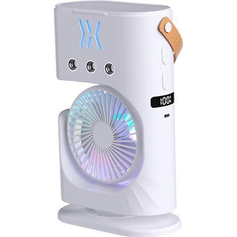 Tragbarer Sprühnebelventilator, wiederaufladbarer Sprühnebelventilator, verstellbarer Sprühnebelventilator (1/5)
