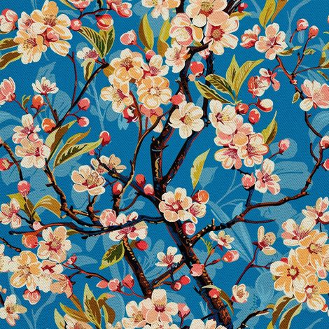 Tela decorativa Oxford para exteriores - Motivo primaveral I DX7479 (1/5)