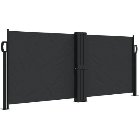Tenda da Sole Laterale Retrattile Nera 100x1000 cm vidaXL (1/5)