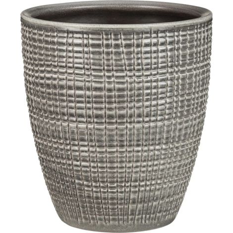 Scheurich – Pot pour orchidées Corteza 667 – Pimienta, céramique, hauteur 15 cm