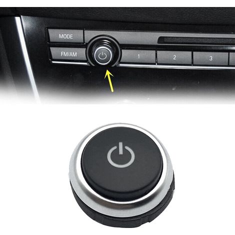 Cubierta para perilla de control de automóvil para F07 F06 F12 F13 F01 F02 F03 F04 2011-2015 63139328426 Perilla de interruptor de control de volumen