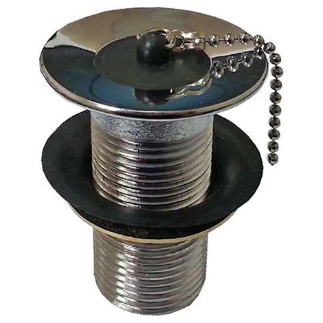 Piletta 1 1/4" senza troppo pieno per fontane e lavatoi in cemento