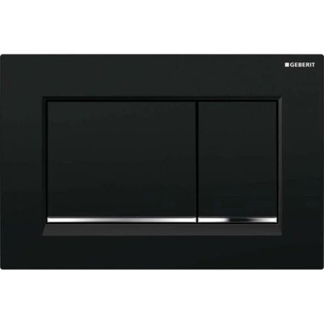 Geberit Sigma30 - Sigma30 release plate, black/chrome 115.883.KM.1 (1/4)