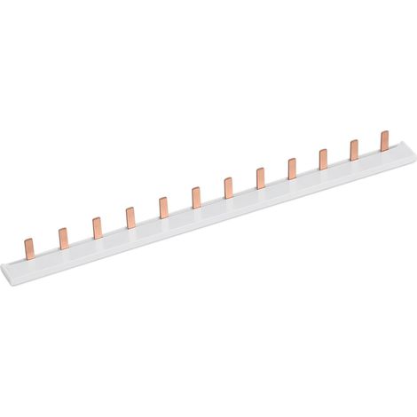 Type de broche de barre omnibus en cuivre 12 manières pour boîte de distribution, disjoncteur MCB, accessoires de joncteur, peignage (1P type de broche 12 manières) (1/5)