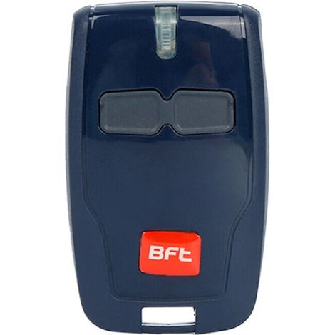 Télécommande BFT, 2 boutons, 433,92 MHz, 12 V, portée 50 m/100 m (1/2)