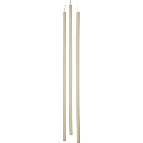 Cereria Di Giorgio Candele Stelo Ø 0,9 cm H. 37 cm (12 pz) - Avorio (1/2)