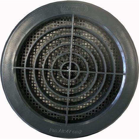 Griglie di ventilazione in ABS verniciato, 12,1 x 12,1 cm, diametro 10 cm FEPRE